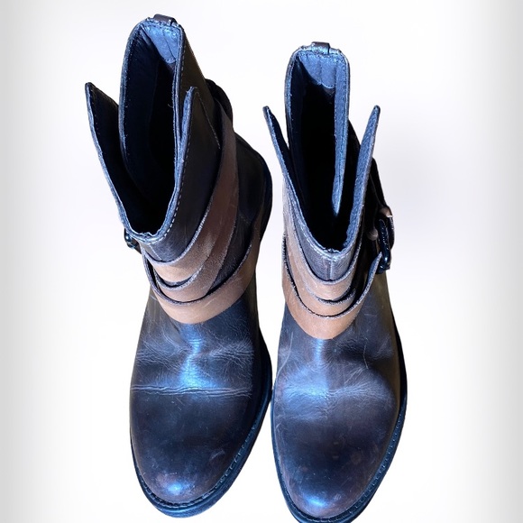 NEW Rudsak Leather Ankle Boots Brown Size 38 - Picture 7 of 11